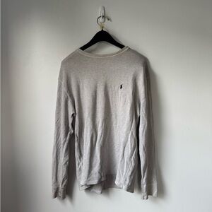 Polo by Ralph Lauren Light Gray Long Sleeve Tee